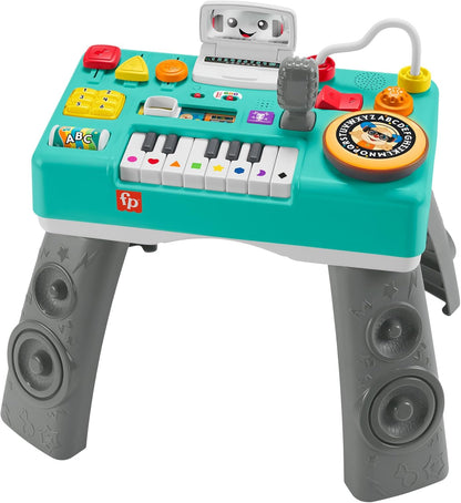 Interactive DJ Activity Play Table – Musical Learning Toy with 3 Piano Modes, Lights & Multi-Language Sounds